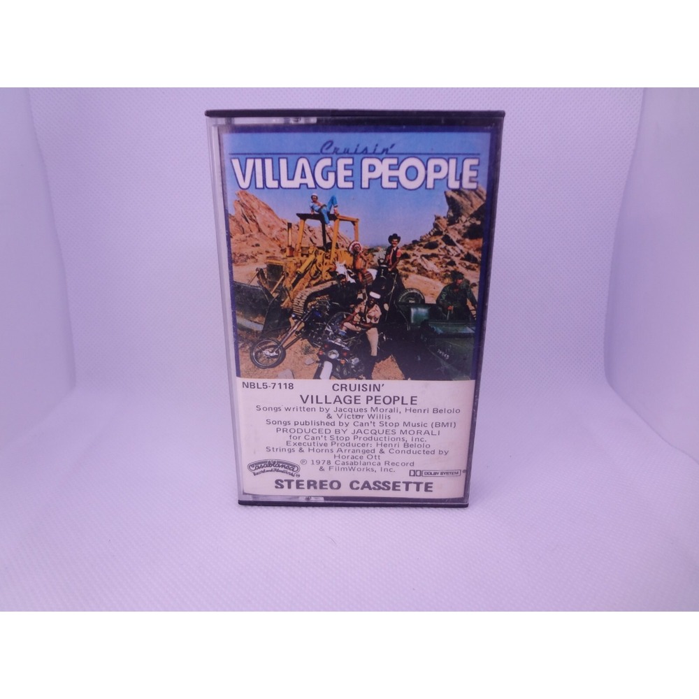 Village People – Cruisin' 1978 Funk Disco Casablanca‎ Record Cassette NBL5-7118